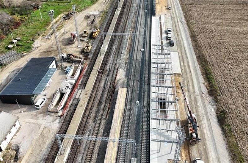 Zaprešić - grad-zapresic.com - Gospodarstvo - Gradilište željezničke pruge na dionici Križevci - Koprivnica - državna granica. U promet pušteni novi kilometri kolosijeka