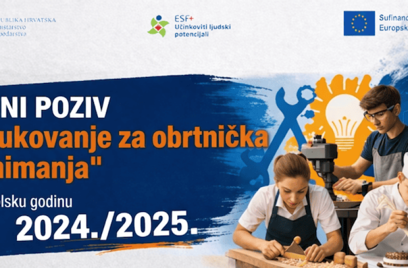 Zaprešić - grad-zapresic.com - Objavljen javni poziv za naukovanje u obrtničkim zanimanjima