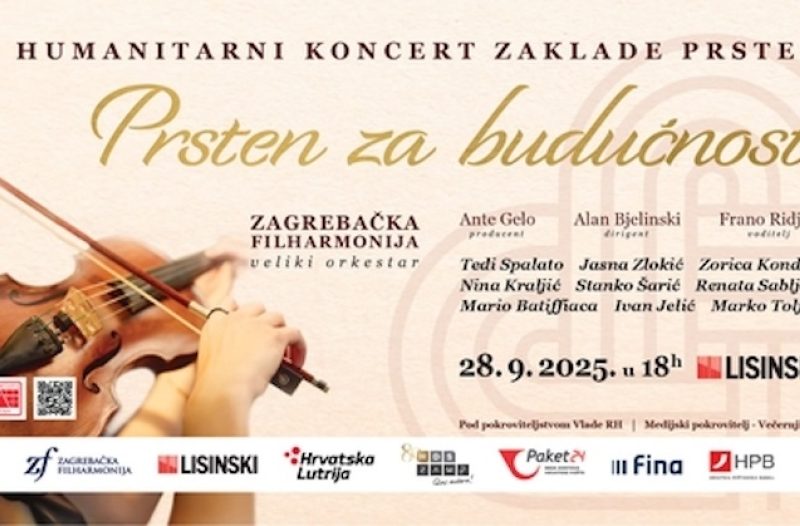 Zaprešić - grad-zapresic.com - Humanitarni koncert „Prsten za budućnost“ 28. rujna u Koncertnoj dvorani Vatroslava Lisinskog